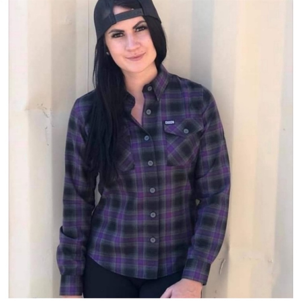 DIXXON Women's The Forum LA Kings Flannel Size Large Limited Edition HTF!!!